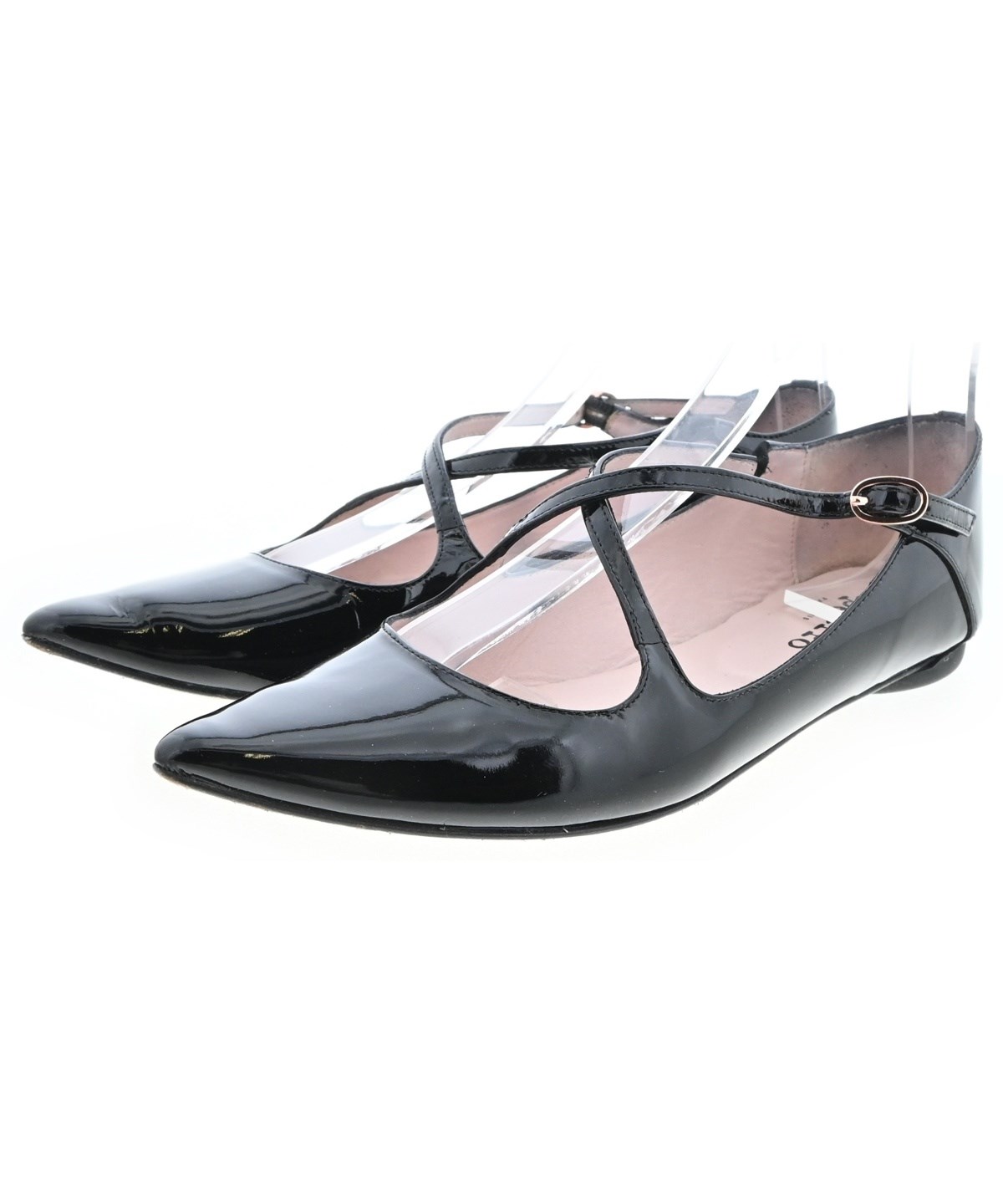 レペット パンプス ブラック レペット repetto *バレエシューズ 37/23*ブラック黒スエード