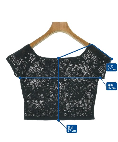repetto（レペット）Tシャツ・カットソー 黒 サイズ:S レディース/2200700906048