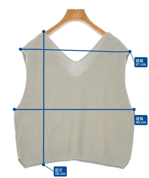 BEAUTY&YOUTH UNITED ARROWS（ビューティーアンドユースユナイテッドアローズ）ベスト ベージュ サイズ:-(XL位) レディース/2200621848137