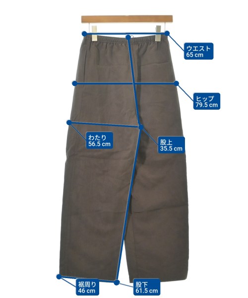 BEAUTY&YOUTH UNITED ARROWS（ビューティーアンドユースユナイテッドアローズ）スラックス 茶 サイズ:S レディース/2200622867038