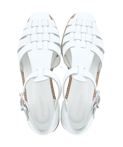 BEAUTY&YOUTH UNITED ARROWS（ビューティーアンドユースユナイテッドアローズ）サンダル 白 サイズ:EU38(24.5cm位) レディース/2200621103151