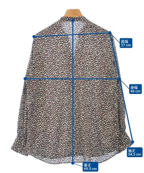 BEAUTY&YOUTH UNITED ARROWS（ビューティーアンドユースユナイテッドアローズ）ブラウス 茶 サイズ:-(XL位) レディース/2200621803044