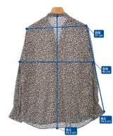 BEAUTY&YOUTH UNITED ARROWS（ビューティーアンドユースユナイテッドアローズ）ブラウス 茶 サイズ:-(XL位) レディース/2200621803044