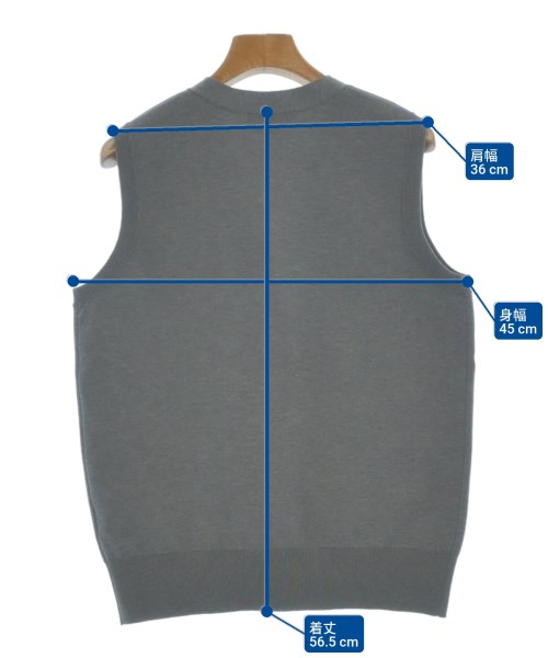 BEAUTY&YOUTH UNITED ARROWS（ビューティーアンドユースユナイテッドアローズ）ベスト グレー サイズ:-(L位) レディース/2200636367029