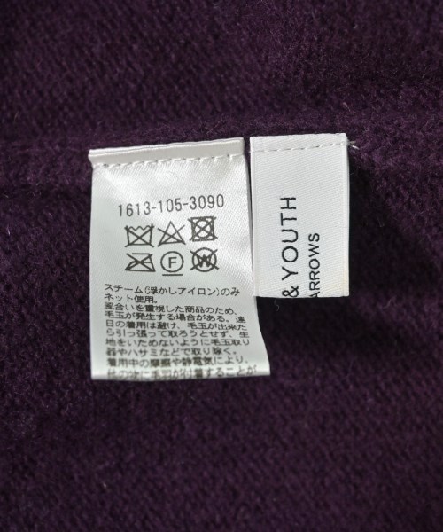 BEAUTY&YOUTH UNITED ARROWS（ビューティーアンドユースユナイテッドアローズ）ニット・セーター 紫 サイズ:F レディース/2200633925031