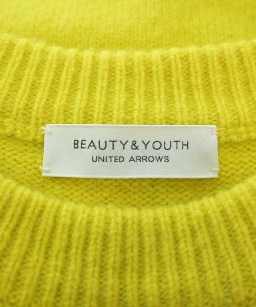 BEAUTY&YOUTH UNITED ARROWS（ビューティーアンドユースユナイテッドアローズ）ニット・セーター 黄 サイズ:F レディース/2200637664035