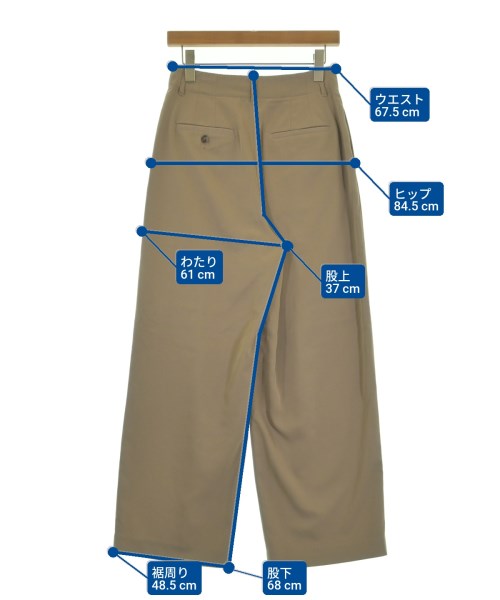 BEAUTY&YOUTH UNITED ARROWS（ビューティーアンドユースユナイテッドアローズ）スラックス ベージュ サイズ:L レディース/2200622401027