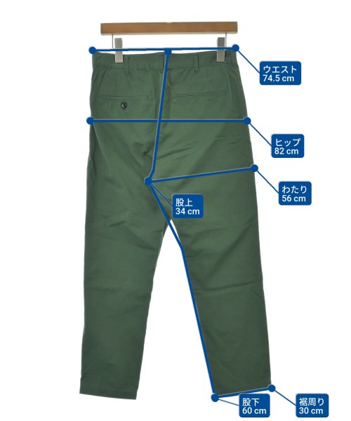 BEAUTY&YOUTH UNITED ARROWS（ビューティーアンドユースユナイテッドアローズ）チノパン 緑 サイズ:S レディース/2200635311085