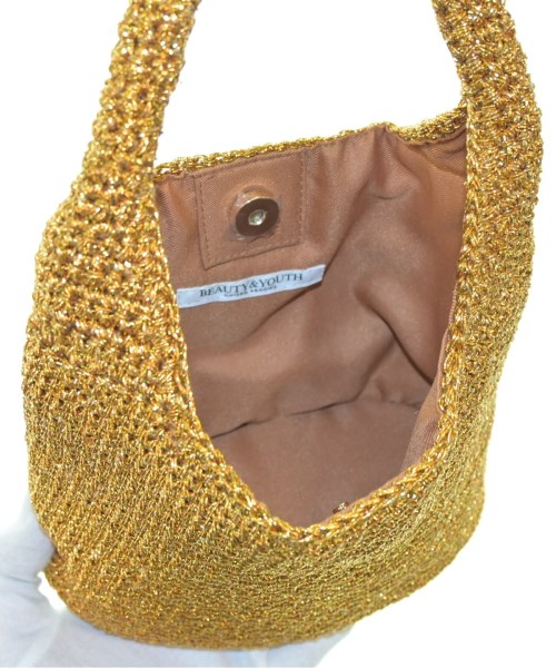 BEAUTY&YOUTH UNITED ARROWS（ビューティーアンドユースユナイテッドアローズ）ハンドバッグ ゴールド サイズ:- レディース/2200637078092
