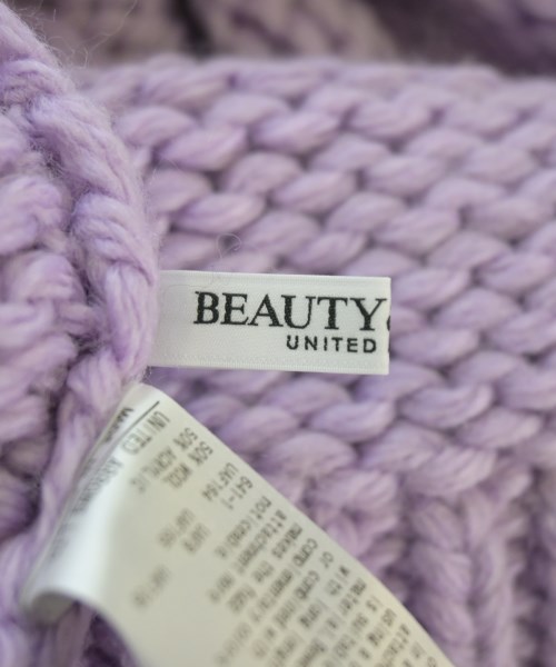 BEAUTY&YOUTH UNITED ARROWS（ビューティーアンドユースユナイテッドアローズ）ニット・セーター 紫 サイズ:F レディース/2200623658185