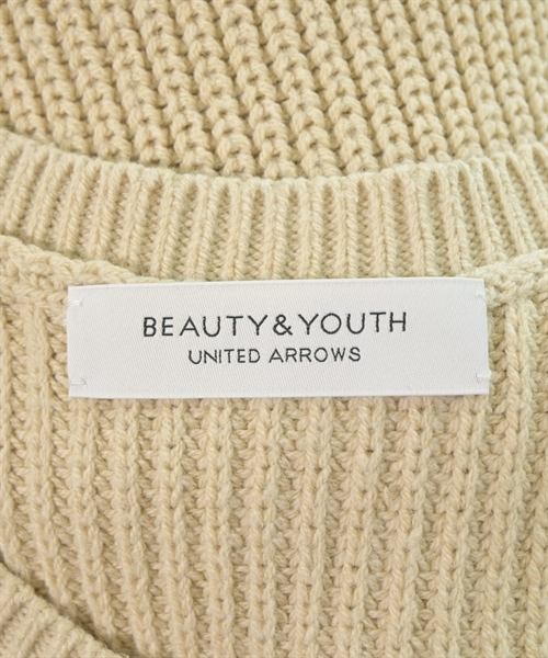 BEAUTY&YOUTH UNITED ARROWS（ビューティーアンドユースユナイテッドアローズ）ニット・セーター ベージュ サイズ:F レディース/2200632668038