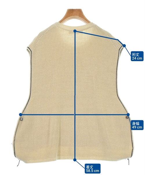 BEAUTY&YOUTH UNITED ARROWS（ビューティーアンドユースユナイテッドアローズ）ニット・セーター ベージュ サイズ:F レディース/2200632668038