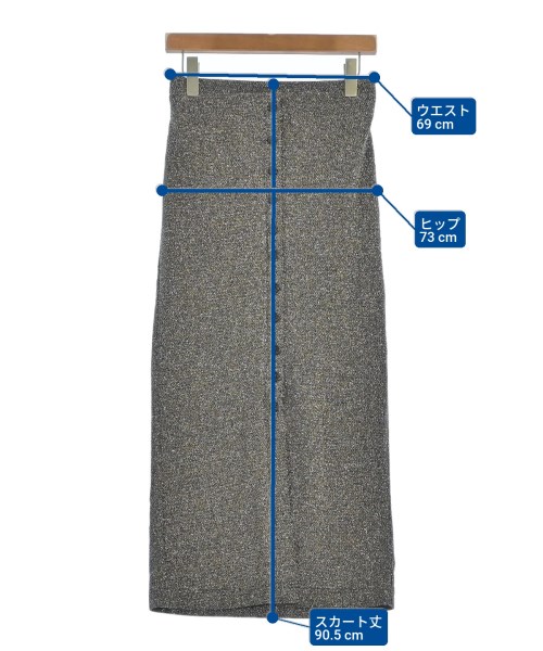 BEAUTY&YOUTH UNITED ARROWS（ビューティーアンドユースユナイテッドアローズ）ロング・マキシ丈スカート ゴールド サイズ:M レディース/2200615276168