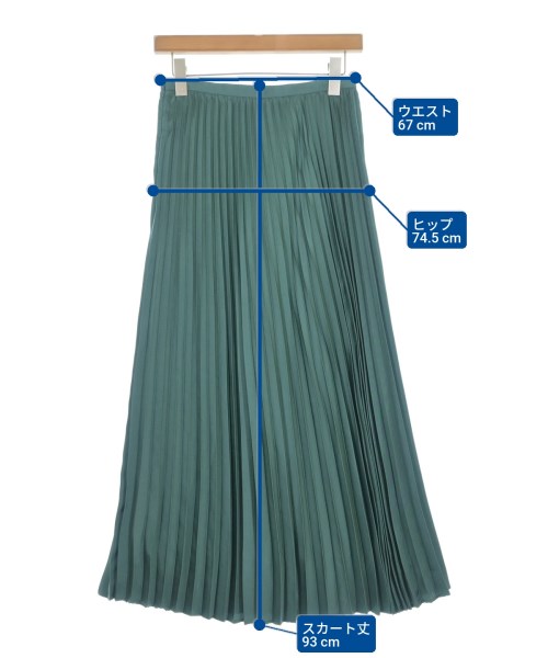 BEAUTY&YOUTH UNITED ARROWS（ビューティーアンドユースユナイテッドアローズ）ロング・マキシ丈スカート 緑 サイズ:M レディース/2200634674037