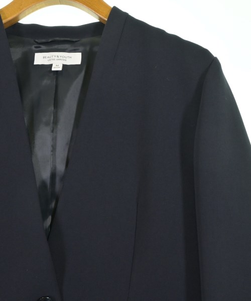BEAUTY&YOUTH UNITED ARROWS（ビューティーアンドユースユナイテッドアローズ）ノーカラージャケット 紺 サイズ:M レディース/2200636632011