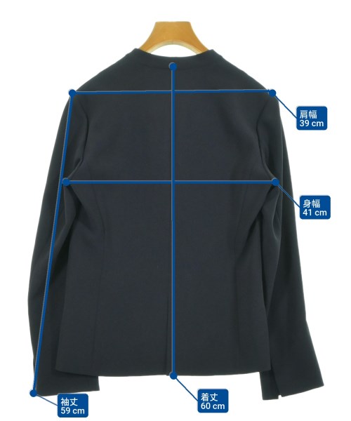 BEAUTY&YOUTH UNITED ARROWS（ビューティーアンドユースユナイテッドアローズ）ノーカラージャケット 紺 サイズ:M レディース/2200636632011