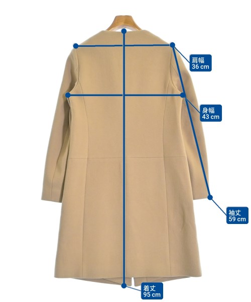 BEAUTY&YOUTH UNITED ARROWS（ビューティーアンドユースユナイテッドアローズ）ピーコート ベージュ サイズ:S レディース/2200634492044