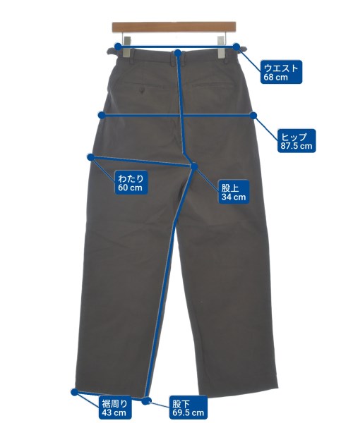 BEAUTY&YOUTH UNITED ARROWS（ビューティーアンドユースユナイテッドアローズ）チノパン 茶 サイズ:M レディース/2200614214048