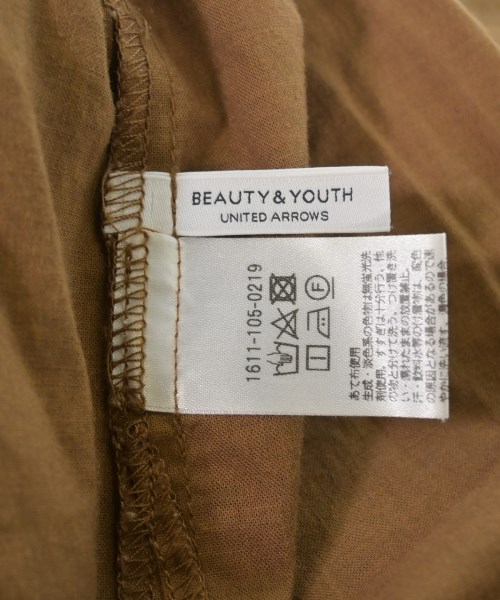 BEAUTY&YOUTH UNITED ARROWS（ビューティーアンドユースユナイテッドアローズ）カジュアルシャツ 茶 サイズ:F レディース/2200623827154