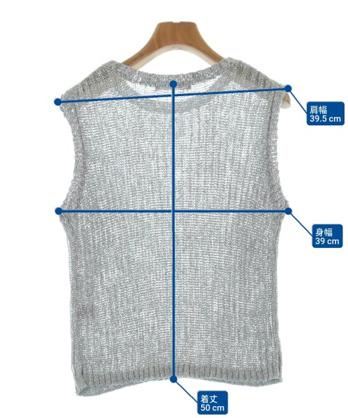 BEAUTY&YOUTH UNITED ARROWS（ビューティーアンドユースユナイテッドアローズ）ベスト シルバー サイズ:-(M位) レディース/2200641038013