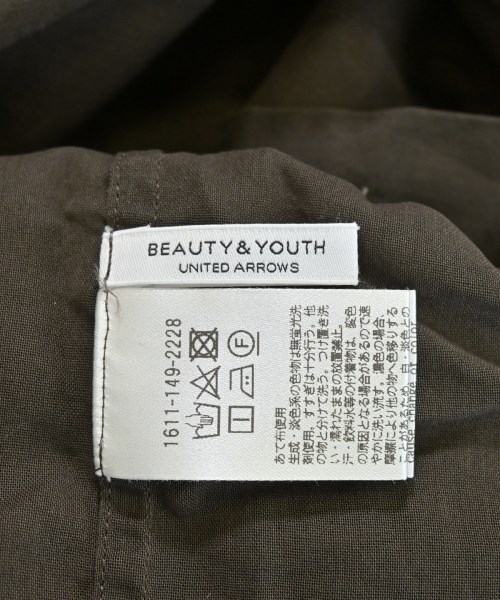 BEAUTY&YOUTH UNITED ARROWS（ビューティーアンドユースユナイテッドアローズ）カジュアルシャツ 茶 サイズ:F レディース/2200641278105