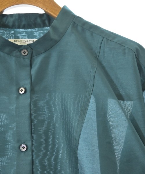 BEAUTY&YOUTH UNITED ARROWS（ビューティーアンドユースユナイテッドアローズ）ブラウス 青 サイズ:F レディース/2200633911010