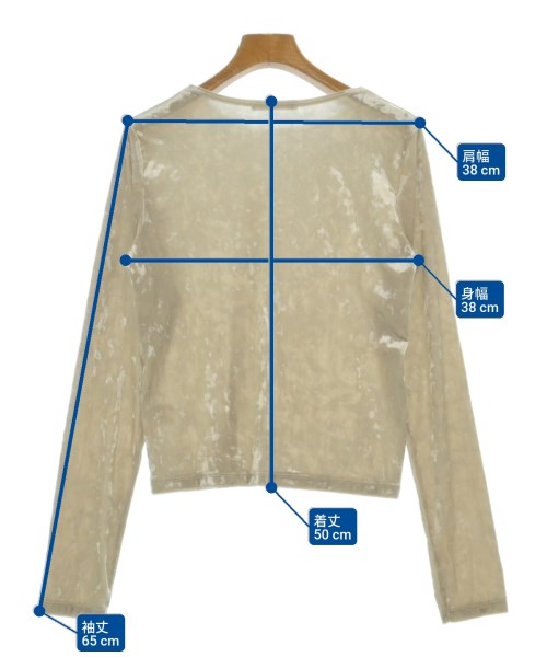 BEAUTY&YOUTH UNITED ARROWS（ビューティーアンドユースユナイテッドアローズ）Tシャツ・カットソー ベージュ サイズ:-(M位) レディース/2200642073037