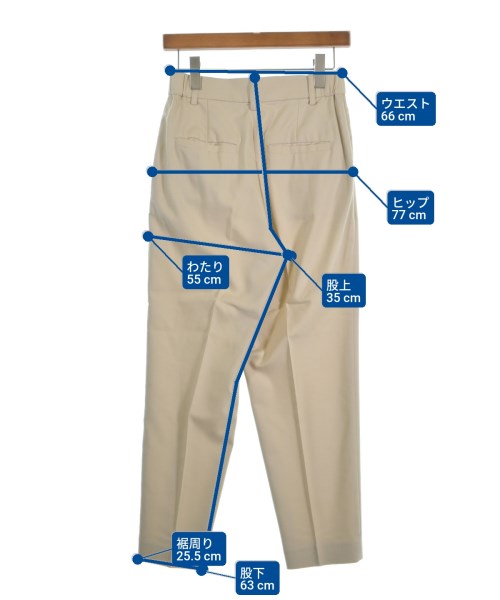 BEAUTY&YOUTH UNITED ARROWS（ビューティーアンドユースユナイテッドアローズ）スラックス ベージュ サイズ:M レディース/2200642078070