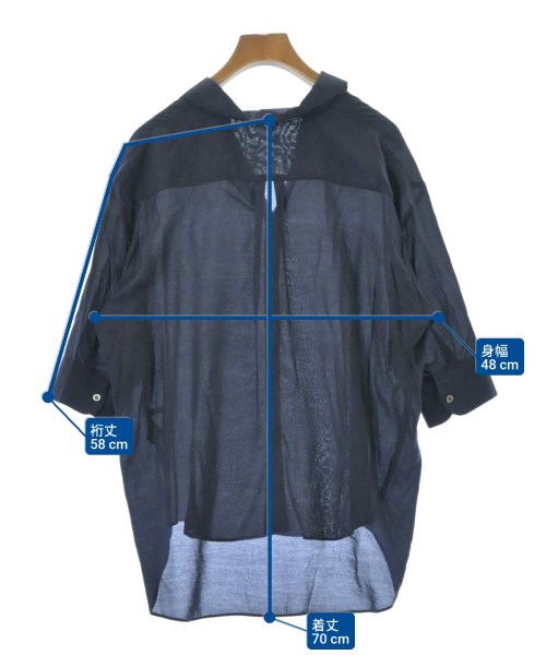 BEAUTY&YOUTH UNITED ARROWS（ビューティーアンドユースユナイテッドアローズ）ブラウス 紺 サイズ:F レディース/2200631667100