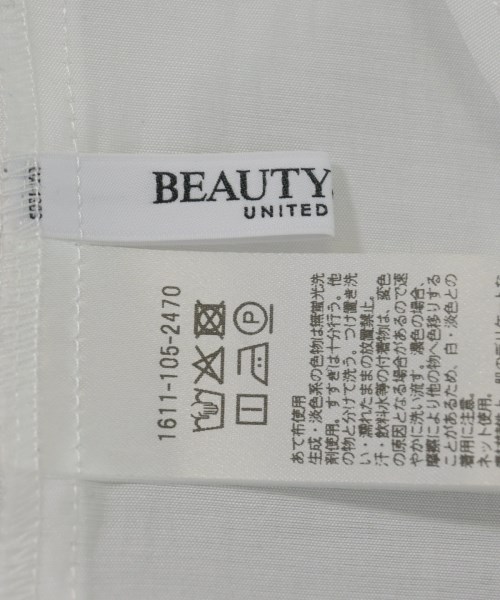 BEAUTY&YOUTH UNITED ARROWS（ビューティーアンドユースユナイテッドアローズ）ブラウス 白 サイズ:F レディース/2200632435029