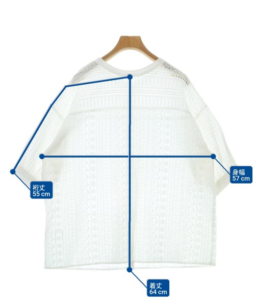 BEAUTY&YOUTH UNITED ARROWS（ビューティーアンドユースユナイテッドアローズ）カジュアルシャツ 白 サイズ:F レディース/2200629479074