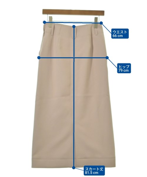 BEAUTY&YOUTH UNITED ARROWS（ビューティーアンドユースユナイテッドアローズ）ロング・マキシ丈スカート ピンク サイズ:M レディース/2200643723023