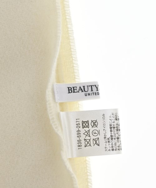 BEAUTY&YOUTH UNITED ARROWS（ビューティーアンドユースユナイテッドアローズ）マフラー 白 サイズ:- レディース/2200636767089