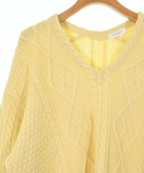 BEAUTY&YOUTH UNITED ARROWS（ビューティーアンドユースユナイテッドアローズ）ニット・セーター 黄 サイズ:F レディース/2200633448042