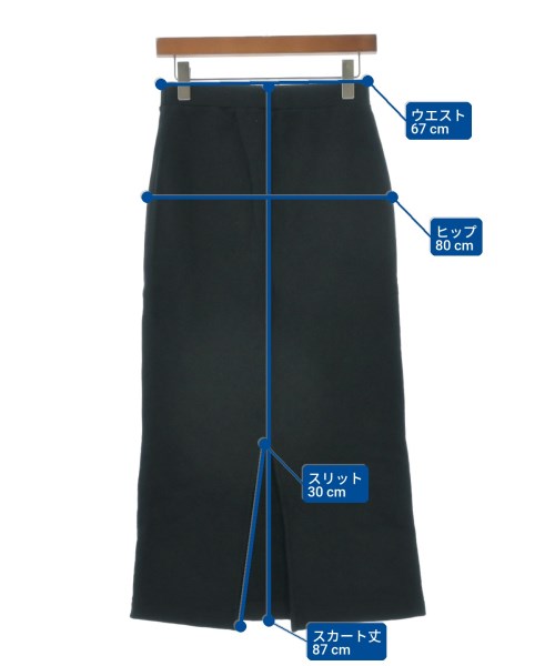 BEAUTY&YOUTH UNITED ARROWS（ビューティーアンドユースユナイテッドアローズ）ロング・マキシ丈スカート 黒 サイズ:F レディース/2200644433013