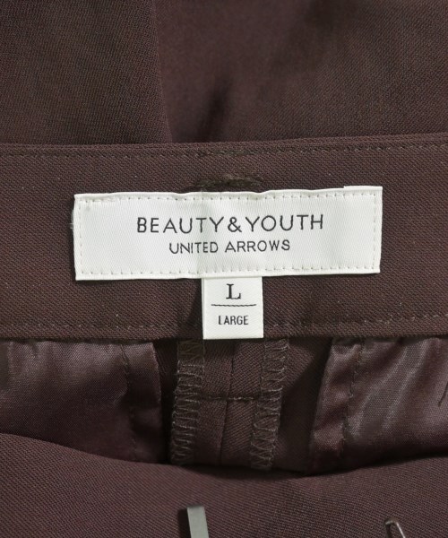 BEAUTY&YOUTH UNITED ARROWS（ビューティーアンドユースユナイテッドアローズ）スラックス 茶 サイズ:L レディース/2200644770149