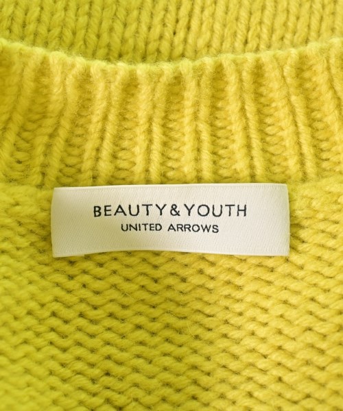 BEAUTY&YOUTH UNITED ARROWS（ビューティーアンドユースユナイテッドアローズ）ニット・セーター 黄 サイズ:F レディース/2200621565218