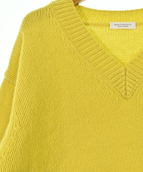 BEAUTY&YOUTH UNITED ARROWS（ビューティーアンドユースユナイテッドアローズ）ニット・セーター 黄 サイズ:F レディース/2200621565218