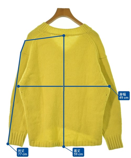 BEAUTY&YOUTH UNITED ARROWS（ビューティーアンドユースユナイテッドアローズ）ニット・セーター 黄 サイズ:F レディース/2200621565218
