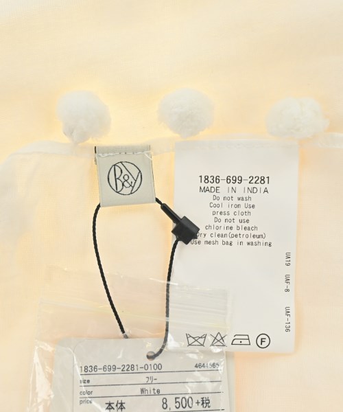 BEAUTY&YOUTH UNITED ARROWS（ビューティーアンドユースユナイテッドアローズ）ストール 白 サイズ:F レディース/2200614601060