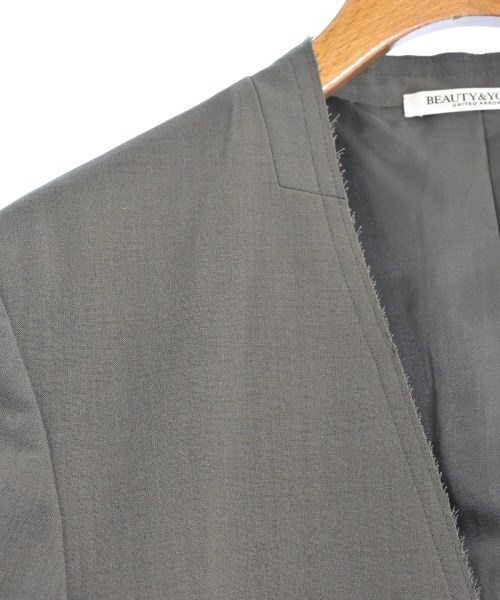 BEAUTY&YOUTH UNITED ARROWS（ビューティーアンドユースユナイテッドアローズ）ノーカラージャケット グレー サイズ:S レディース/2200618464029