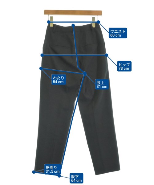 BEAUTY&YOUTH UNITED ARROWS（ビューティーアンドユースユナイテッドアローズ）スラックス 黒 サイズ:S レディース/2200622872087