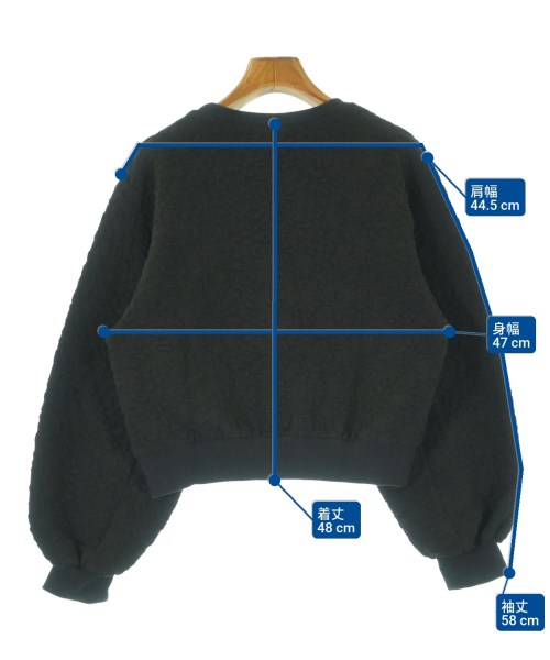 BEAUTY&YOUTH UNITED ARROWS（ビューティーアンドユースユナイテッドアローズ）スウェット 黒 サイズ:F レディース/2200613586078