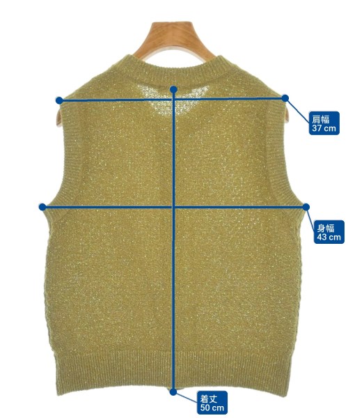 BEAUTY&YOUTH UNITED ARROWS（ビューティーアンドユースユナイテッドアローズ）ベスト カーキ サイズ:F レディース/2200617803058