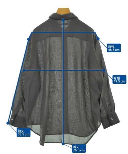 BEAUTY&YOUTH UNITED ARROWS（ビューティーアンドユースユナイテッドアローズ）ブラウス グレー サイズ:F レディース/2200623135044