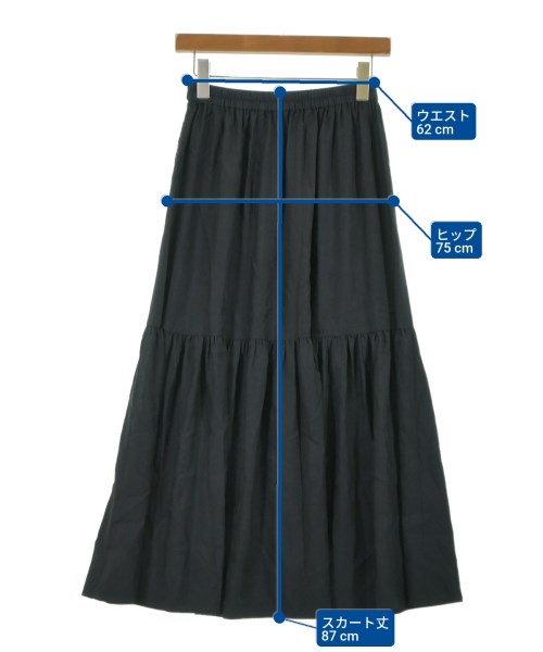 BEAUTY&YOUTH UNITED ARROWS（ビューティーアンドユースユナイテッドアローズ）ロング・マキシ丈スカート 黒 サイズ:S レディース/2200623135075