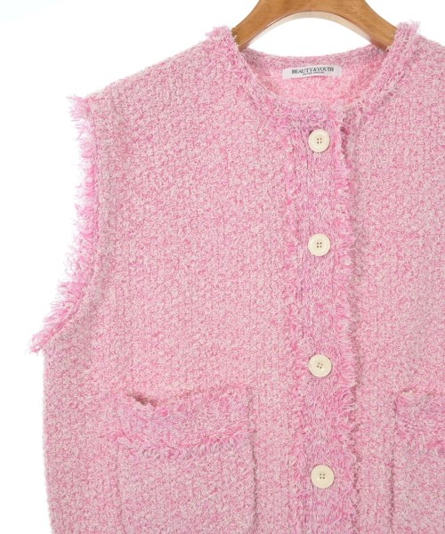 BEAUTY&YOUTH UNITED ARROWS（ビューティーアンドユースユナイテッドアローズ）ベスト/ノースリーブ ピンク サイズ:F レディース/2200617711094