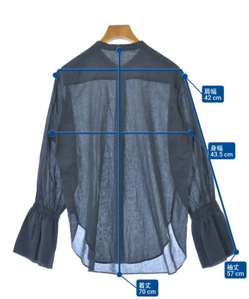 BEAUTY&YOUTH UNITED ARROWS（ビューティーアンドユースユナイテッドアローズ）ブラウス 紺 サイズ:-(M位) レディース/2200620336062