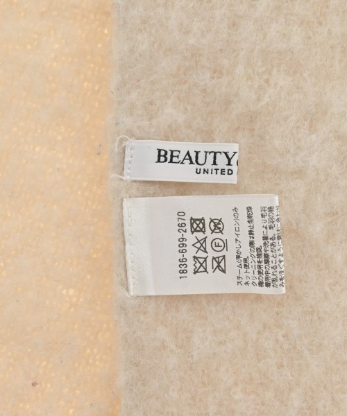 BEAUTY&YOUTH UNITED ARROWS（ビューティーアンドユースユナイテッドアローズ）ストール 白 サイズ:- レディース/2200624446019