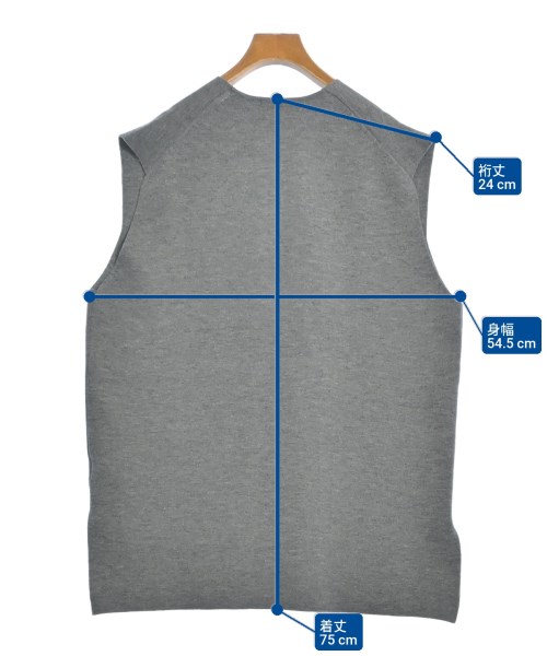 BEAUTY&YOUTH UNITED ARROWS（ビューティーアンドユースユナイテッドアローズ）ニット・セーター グレー サイズ:F レディース/2200625626083